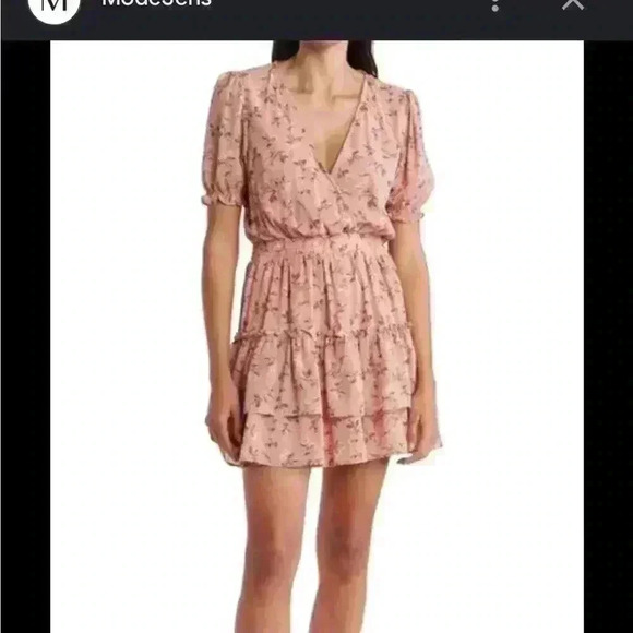 {NWT} WAYF Blush Allover Dress - Picture 1 of 6